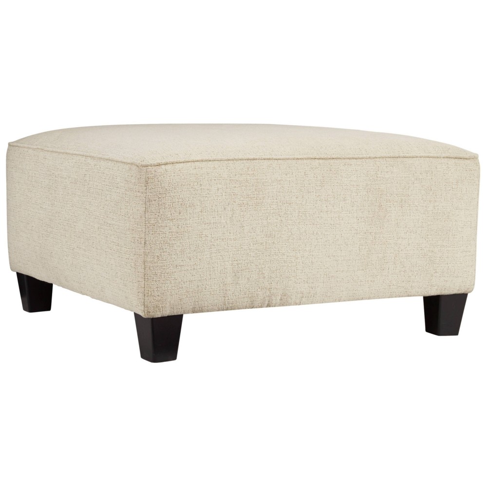 Photos - Pouffe / Bench Ashley Oversized Abinger Accent Ottoman Natural - Signature Design by 