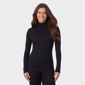 Warm Essentials by Cuddl Duds Women's Smooth Stretch Thermal Turtleneck Top - 1 of 4