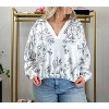 Women's Love Me Long Time Cropped Long-sleeve Shirt - Illa Illa - 4 of 4