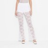 Women's Mid-Rise Flare Sheer Lace Pants - Wild Fable™ - 2 of 3