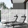 Lirago 72 in Galvanized Fence Panels Outdoor Privacy Screen - 4 of 4