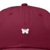 Dalix Lil Butterfly Embroidered Cotton Cap Outdoor Dad Hat Womens - 2 of 4