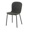 CENGHU Modern Upholstered PU Leather Chairs Set of 4, Faux Leather Dining Chairs for Kitchen, Dining Room - 3 of 4
