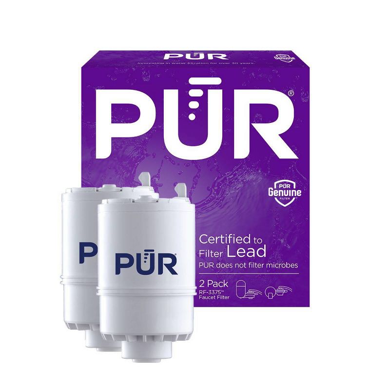 PUR Faucet Mount Water Filter Replacement - 2 pack, 3 of 10