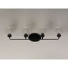 Maxim Lighting Acadia 4 - Light Vanity in  Black - 3 of 4