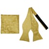 Men's Paisley 2.75" x 4.75" Adjustable 16" - 20" Freestyle Self Tie with Hankie Set - 2 of 4
