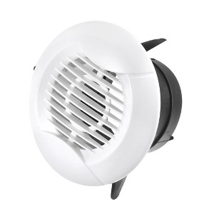 Unique Bargains ABS Plastic Adjustable Round with Screen Home Office Air Vent Cover - 1 of 4