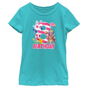 Girl's Candy Land Frostine and King Kandy 4th Birthday T-Shirt - 1 of 4