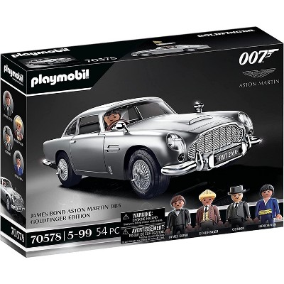 Silver Aston Martin DB5 James Bond Playmobil Set