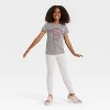 Girls' Short Sleeve Friendsies Graphic T-Shirt - Cat & Jack™ Medium Charcoal - 4 of 4