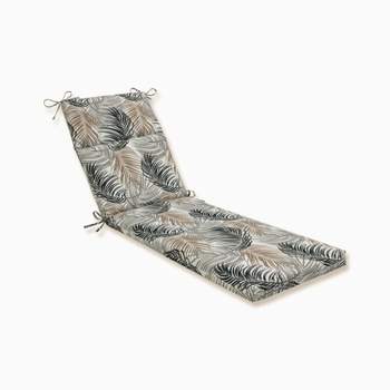 Setra Stone Chaise Lounge Outdoor Cushion Black - Pillow Perfect