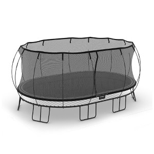 Springfree Backyard Trampoline 12 ft x 19 ft Jumbo Oval – Springless, Shock-Absorbent with Hidden Frame and Net Enclosure for Kids, Adults and Teens - 1 of 4