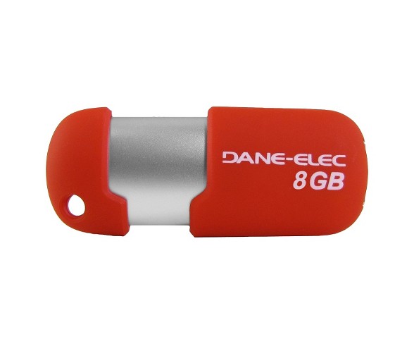 Dane-Elec 8GB USB Flash Drive - Red