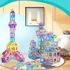 Large Macaron Color Magnetic Blocks Scattered Pieces Changeable Building Blocks With Storage Bag Children's Educational Magnetic - 2 of 4