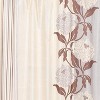 Carnation Home Fashions "Chelsea" Fabric Shower Curtain - Chocolate 70" x 72" - 3 of 3