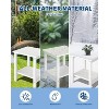 Sturdy 2-Tier HDPE Adirondack Side Table - Weather Resistant for Patio, Poolside, Porch - Indoor/Outdoor - 4 of 4