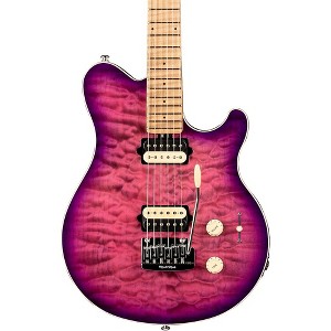Ernie Ball Music Man Axis Super Sport Electric Guitar Quilt Top Olallieberry - 1 of 4