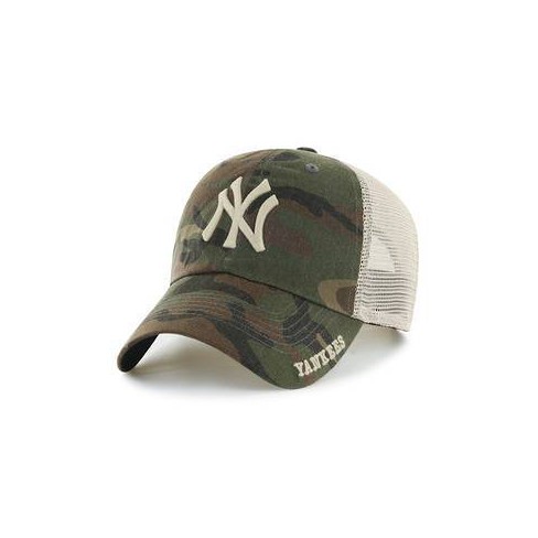 New York YANKEES MLB CAMO Trucker Camouflage black baby Cap