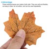 Unique Bargains Wedding Party Thanksgiving Halloween Decoration Autumn Artificial Maple Leaves - 4 of 4