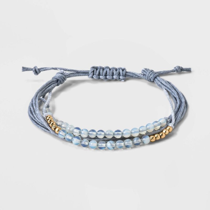 Semi-Precious Multi-Strand Bracelet - Universal Thread™, 1 of 6