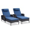 POCASSY Outdoor Chaise Lounge Chair Patio Recliner with Cushion, Adjustable Backrest Outdoor Recliner with All Weather Wicker and Olefin Cushion Cover - 4 of 4