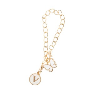 Unique Bargains Butterfly Heart Cup Chain Charm Water Cup Pendant 1 Pc - 1 of 4