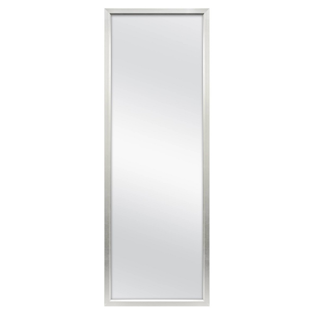 Photos - Wall Mirror 24" x 68" Rectangle Leaner Floor Mirror Silver - Threshold™