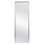 24" x 68" Rectangle Leaner Floor Mirror Silver - Threshold™