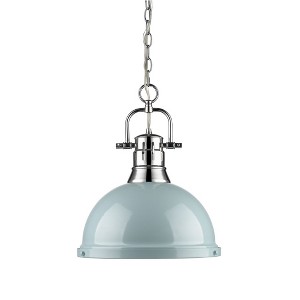 Golden Lighting Duncan 1 Light Pendant with Chain - 1 of 1