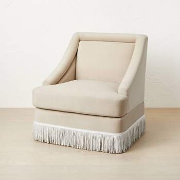 Alberhill Velvet Accent Chair with Fringe - Opalhouse™ designed with Jungalow™