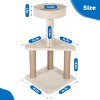 Gulches Pet Tower Collection: Versatile Cat Trees & Climbing Towers with Adjustable Heights, Hammocks, and Scratching Posts - 4 of 4