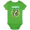 SUPER MARIO Nintendo Mario Yoshi Donkey Kong Toad Bowser Lugi  
 Newborn Baby Boys 5 Pack Short Sleeve Bodysuits - 4 of 4