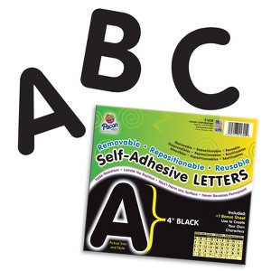 Pacon® Self-Adhesive Letters, Black, Puffy Font, 4", 78 Characters - 1 of 2