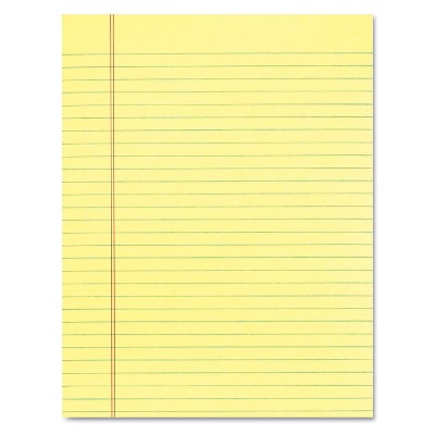 Details about   12 Pack Note Pads Jr Legal Ruled 5 x 8 Canary Yellow Small 50 Sheet Notepads 