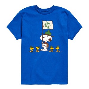 Boys' - Peanuts - Snoopy And Group Short Sleeve Graphic T-Shirt - 1 of 4