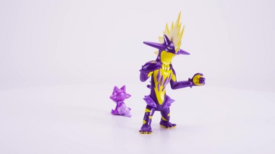 Pokemon pokemon select evolution 2 evolution pack - features 2-inch toxel  and 3-inch toxtricity battle figures