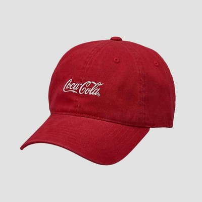 womens red baseball cap