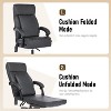 DYHOME Reclining Office Chair with Massage & Footrest, PU Leather Swivel Desk Chair for Home Office or Relaxation Corner - 4 of 4