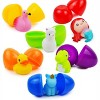 Joyfy 6 Pcs Pre-Filled Easter Eggs with Floating Bath Toys for Kids Eggs Hunt, Basket Stuffers, Filling Treats, Party Favor, Classroom Prize Supplies - 2 of 4