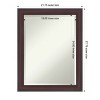 Amanti Art Grand Narrow Beveled Framed Bathroom Vanity Wall Mirror - 3 of 4