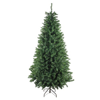 unlit artificial christmas tree