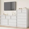 Whizmax 7 Tall Wooden Drawer Dresser, Modern 7 Chest of Drawers with Storage Freestanding, for Bedroom, Living Room, White - 4 of 4