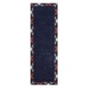 Modern Checkered Bordered Area Rug Machine Washable Rug Low Pile Throw Carpet Non Slip Non Shedding Floor Cover - 2 of 4