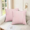 REGALWOVEN Boho Striped Throw Farmhouse Pillow Covers for Couch Sofa Bedroom Home Decor 2 Pcs - 2 of 4