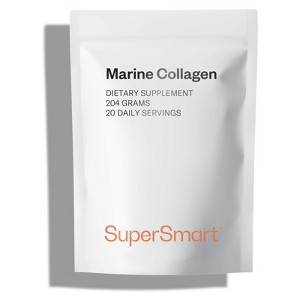 SuperSmart Marine Collagen Powder - Patented Naticol Marine Collagen Peptides Powder - Hydrolyzed Collagen Type 1 | Non-GMO & Gluten Free - 204 G - 1 of 1