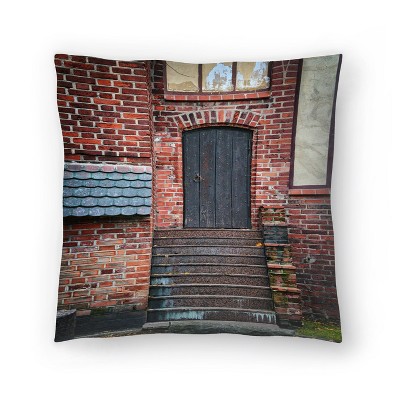 Wooden House By Tanya Shumkina Throw Pillow - Americanflat Farmhouse Rustic  : Target