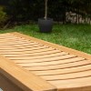 Cambridge Casual 6pc Paxton Teak Wood Outdoor Patio Dining Set Brown - 4 of 4