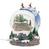 Kurt Adler Kurt Adler 120MM Battery-Operated Musical Santa and SLED Waterglobe - 3 of 4