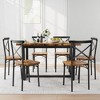 7-Piece Dining Set with a Table and 4 Chairs for Kitchen, Breakfast Nook, Living Room - 3 of 4