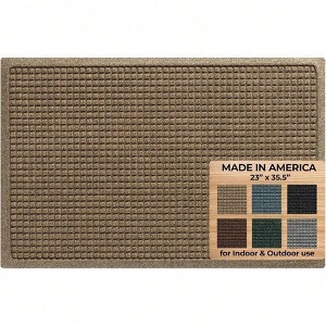 WaterHog Rubber Backed Slip - Resistant Entryway Mat 2'x 3' Indoor Outdoor Mudroom Porch Garage Easily Washable Strong - 1 of 4